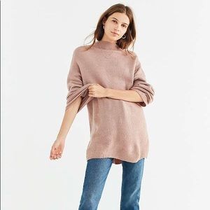 Urban Outfitters Benny Fuzzy Mock Neck Sweater